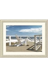  Daniel Pollera "Sun Deck" Framed Print
