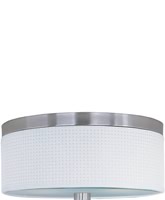  Elements 3-Light Fluorescent Flush Mount Satin Nickel E95102100SN